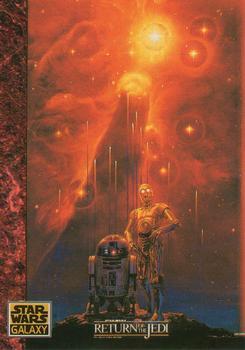 #74 Heat Seems to Rise - 1993 Topps Star Wars Galaxy