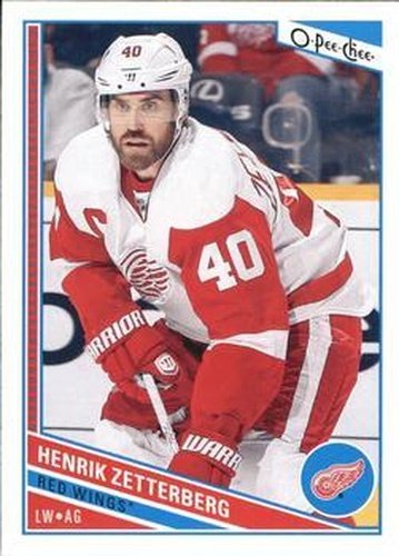 #74 Henrik Zetterberg - Detroit Red Wings - 2013-14 O-Pee-Chee Hockey