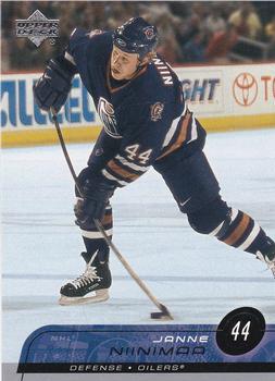 #74 Janne Niinimaa - Edmonton Oilers - 2002-03 Upper Deck Hockey