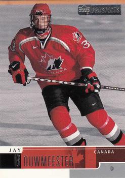 #74 Jay Bouwmeester - Canada - 1999-00 Upper Deck Prospects Hockey