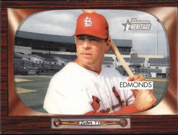 #74 Jim Edmonds - St. Louis Cardinals - 2004 Bowman Heritage Baseball