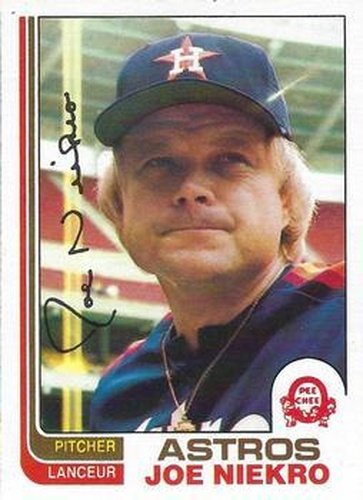 #74 Joe Niekro - Houston Astros - 1982 O-Pee-Chee Baseball