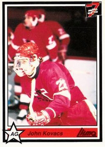 #74 John Kovacs - Laval Titan - 1990-91 7th Inning Sketch QMJHL Hockey