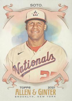 #74 Juan Soto - Washington Nationals - 2021 Topps Allen & Ginter Baseball