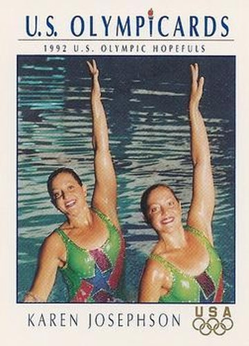 #74 Karen Josephson - USA - 1992 Impel U.S. Olympic Hopefuls