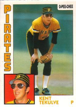 #74 Kent Tekulve - Pittsburgh Pirates - 1984 O-Pee-Chee Baseball