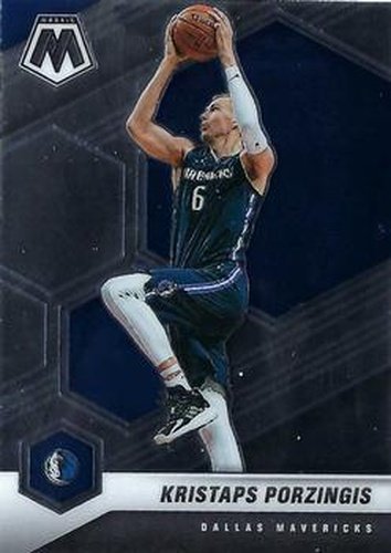 #74 Kristaps Porzingis - Dallas Mavericks - 2020-21 Panini Mosaic Basketball