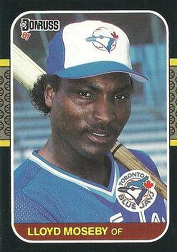 #74 Lloyd Moseby - Toronto Blue Jays - 1987 Donruss Baseball