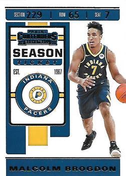 #74 Malcolm Brogdon - Indiana Pacers - 2019-20 Panini Contenders Basketball