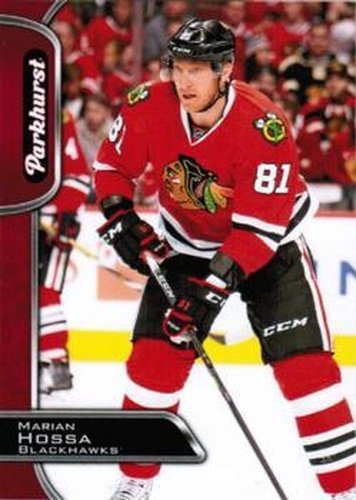 #74 Marian Hossa - Chicago Blackhawks - 2016-17 Parkhurst - Red Hockey
