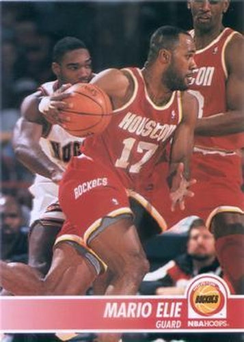 #74 Mario Elie - Houston Rockets - 1994-95 Hoops Basketball