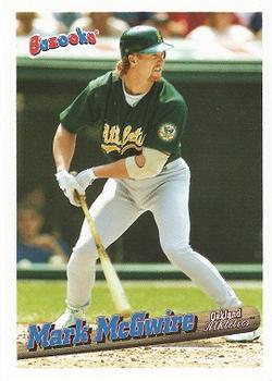 #74 Mark McGwire - Oakland Athletics - 1996 Bazooka Baseball