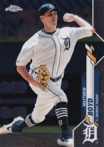 #74 Matthew Boyd - Detroit Tigers - 2020 Topps Chrome Baseball