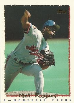 #74 Mel Rojas - Montreal Expos - 1995 Topps Baseball
