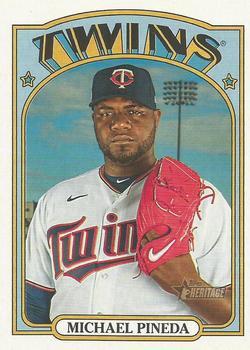 #74 Michael Pineda - Minnesota Twins - 2021 Topps Heritage Baseball