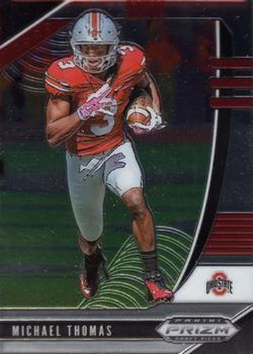 #74 Michael Thomas - Ohio State Buckeyes - 2020 Panini Prizm Draft Picks Football