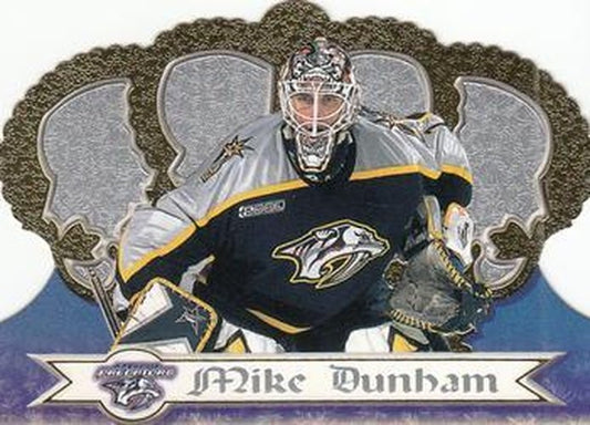 #74 Mike Dunham - Nashville Predators - 1999-00 Pacific Crown Royale Hockey