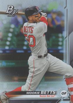 #74 Mookie Betts - Boston Red Sox - 2019 Bowman Platinum Baseball