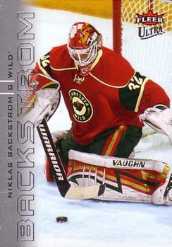 #74 Niklas Backstrom - Minnesota Wild - 2009-10 Ultra Hockey