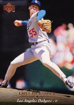 #74 Orel Hershiser - Los Angeles Dodgers - 1995 Upper Deck Baseball