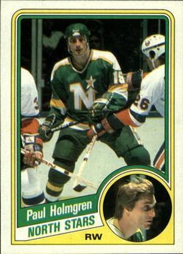 #74 Paul Holmgren - Minnesota North Stars - 1984-85 Topps Hockey