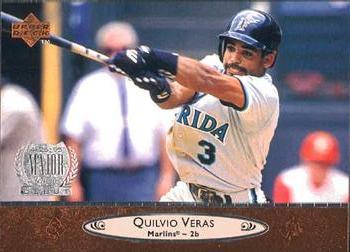 #74 Quilvio Veras - Florida Marlins - 1996 Upper Deck Baseball