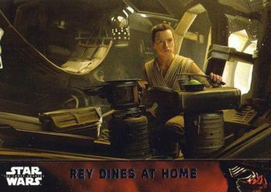 #74 Rey Dines at Home - 2015 Topps Star Wars The Force Awakens