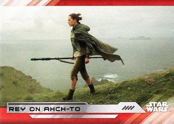 #74 Rey on Ahch-To - 2017 Topps Star Wars The Last Jedi