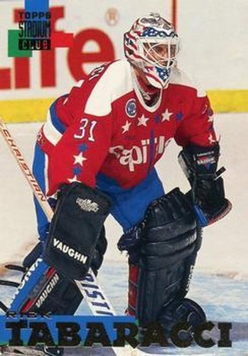 #74 Rick Tabaracci - Washington Capitals - 1994-95 Stadium Club Hockey