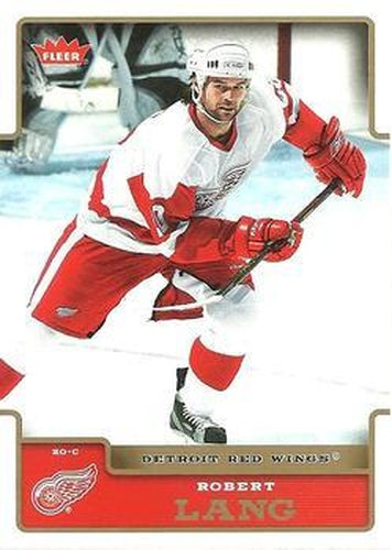 #74 Robert Lang - Detroit Red Wings - 2006-07 Fleer Hockey
