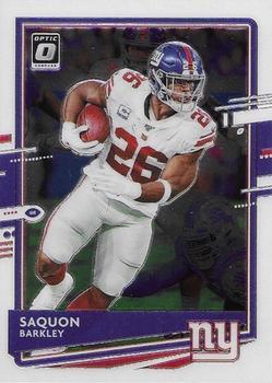 #74 Saquon Barkley - New York Giants - 2020 Donruss Optic Football
