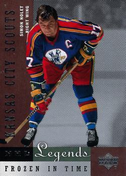 #74 Simon Nolet - Kansas City Scouts - 2001-02 Upper Deck Legends Hockey