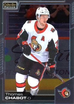 #74 Thomas Chabot - Ottawa Senators - 2020-21 O-Pee-Chee Platinum Hockey