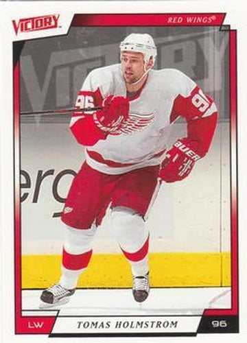 #74 Tomas Holmstrom - Detroit Red Wings - 2006-07 Upper Deck Victory Hockey