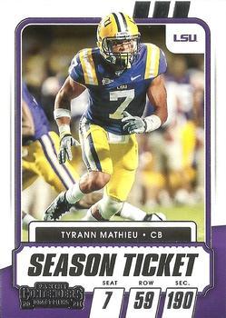 #74 Tyrann Mathieu - LSU Tigers - 2021 Panini Contenders Draft Picks Football