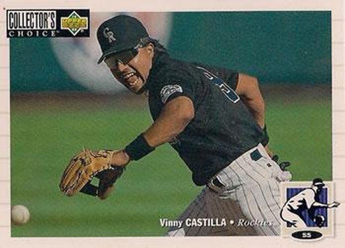 #74 Vinny Castilla - Colorado Rockies - 1994 Collector's Choice Baseball