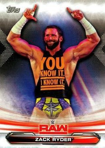 #74 Zack Ryder - 2019 Topps WWE RAW Wrestling