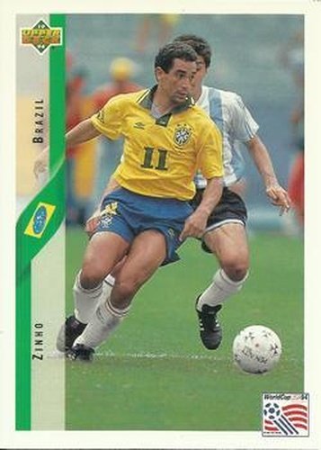 #74 Zinho - Brazil - 1994 Upper Deck World Cup Contenders English/Spanish Soccer