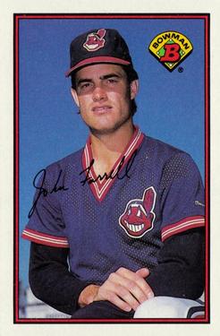 #74 John Farrell - Cleveland Indians - 1989 Bowman Baseball
