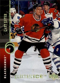 #74 Gary Suter - Chicago Blackhawks - 1994-95 Upper Deck Hockey - Electric Ice