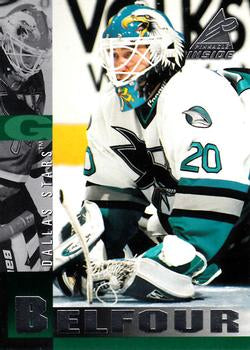 #74 Ed Belfour - San Jose Sharks - 1997-98 Pinnacle Inside Hockey
