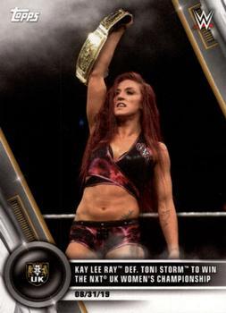 #74 Kay Lee Ray def. Toni Storm to Win the NXT UK Women's Championship - 2020 Topps WWE Women's Division Wrestling