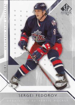 #74 Sergei Fedorov - Columbus Blue Jackets - 2006-07 SP Authentic Hockey