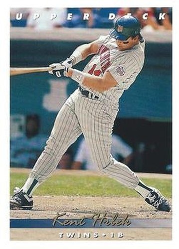 #74 Kent Hrbek - Minnesota Twins - 1993 Upper Deck Baseball