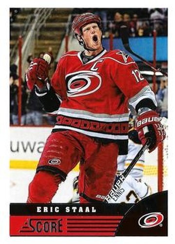 #74 Eric Staal - Carolina Hurricanes - 2013-14 Score Hockey