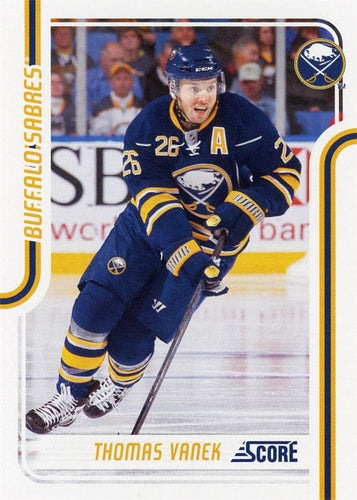 #74 Thomas Vanek - Buffalo Sabres - 2011-12 Score Hockey