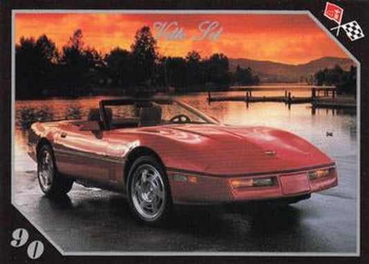 #74 1990 Corvette Convertible - 1991 Collect-A-Card Vette Set