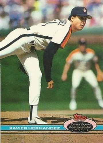 #74 Xavier Hernandez - Houston Astros - 1991 Stadium Club Baseball