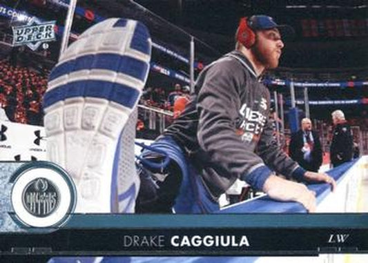#74 Drake Caggiula - Edmonton Oilers - 2017-18 Upper Deck Hockey