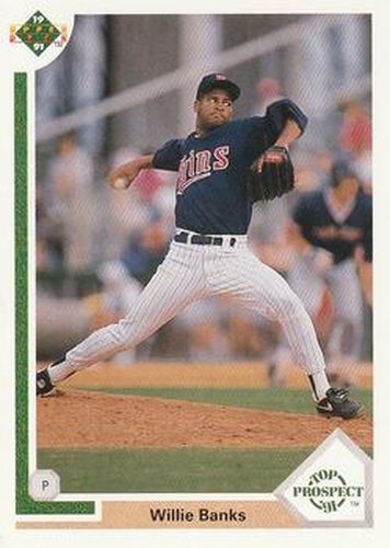 #74 Willie Banks - Minnesota Twins - 1991 Upper Deck Baseball
